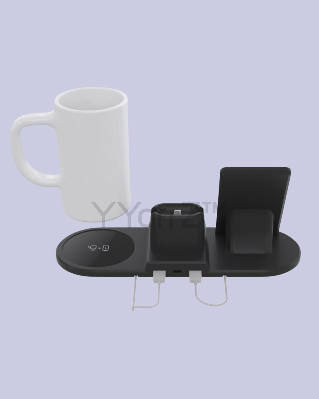 3-in-1 Wireless Charging Dock for Smartphone, Watch & Earbuds