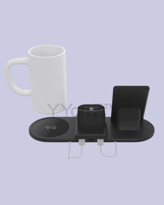3-in-1 Wireless Charging Dock for Smartphone, Watch & Earbuds