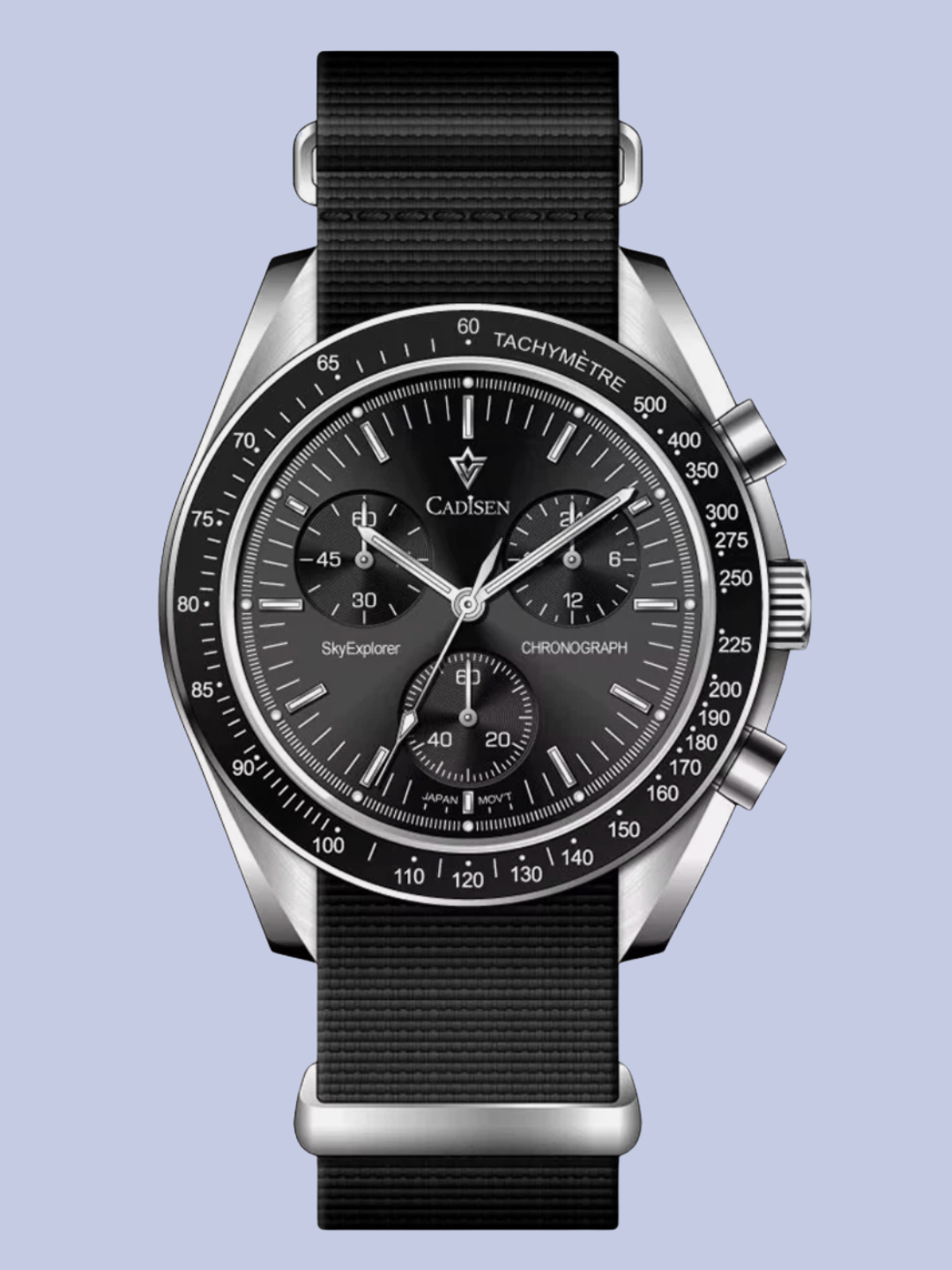 The back CADISEN C7064 Men’s Chronograph Watch