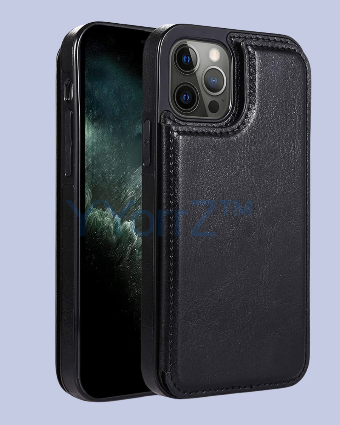 Flip Wallet Card Holder iPhone Leather Case