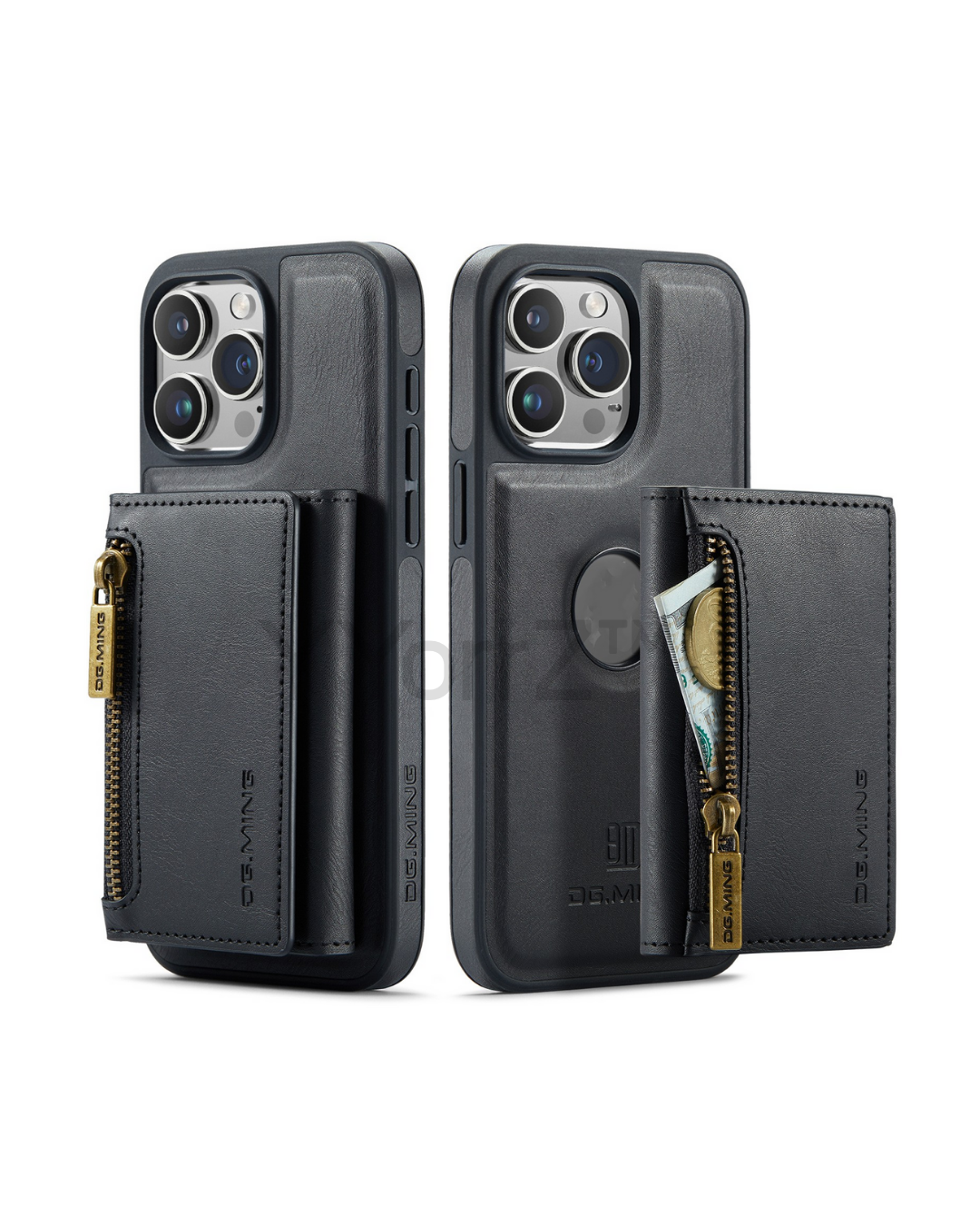 Magnetic Leather Wallet iPhone Cover