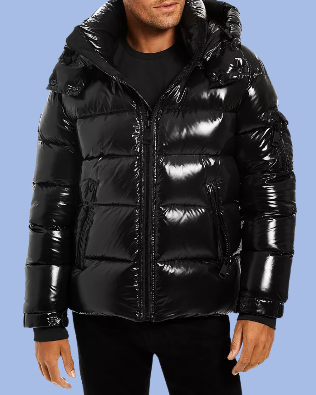 Glossy Glacier Down Puffer Coat