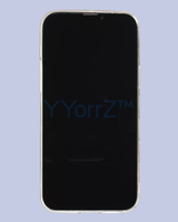 A front view of the Clear Mechanical Keyboard Keycap iPhone Case