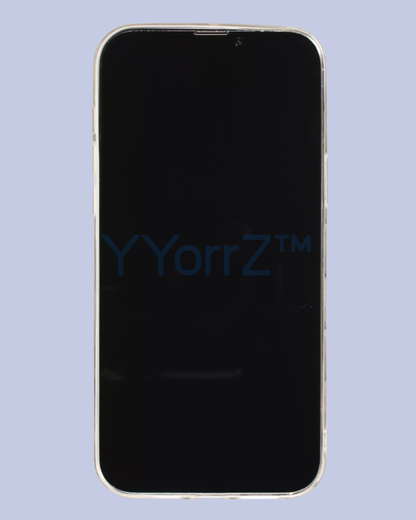 A front view of the Clear Mechanical Keyboard Keycap iPhone Case