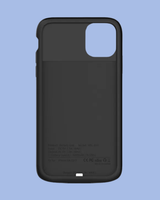 The inside of the Safe Rechargeable Power Bank iPhone Case