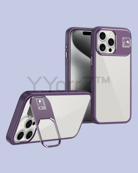 The kickstand display of the lavender Gradient Magnetic iPhone Case 