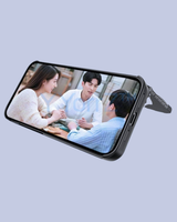 Landscape view of the 3-in-1 iPhone Case with Built-in Selfie Stick & Foldable Tripod Stand