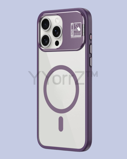 The lavender Gradient Magnetic iPhone Case with Adjustable Kickstand