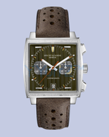 Men's Brown Square Motorsport Chronograph Watch