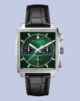 Men's Green Square Motorsport Chronograph Watch