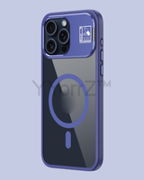 The navy blue Gradient Magnetic iPhone Case with Adjustable Kickstand