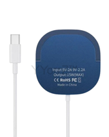 The navy blue Snap Wireless Charger with Kickstand