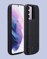 A side view of the Galaxy Power Bank Case with Kickstand