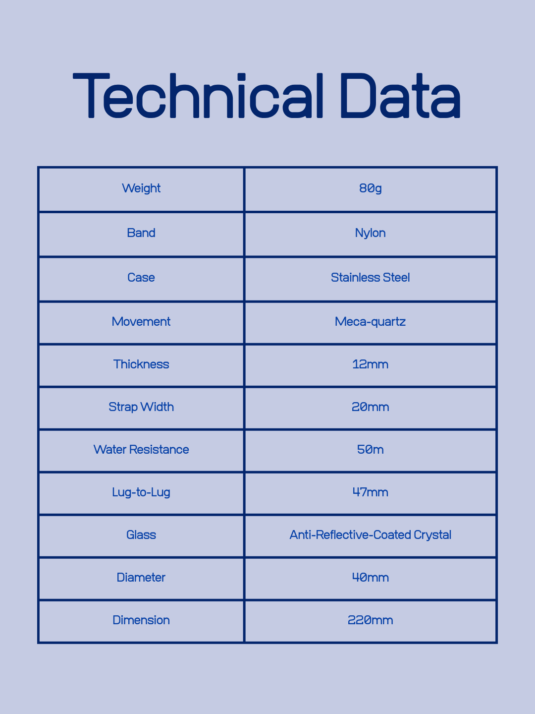 The accurate technical data of the CADISEN C7064 Men’s Chronograph Watch