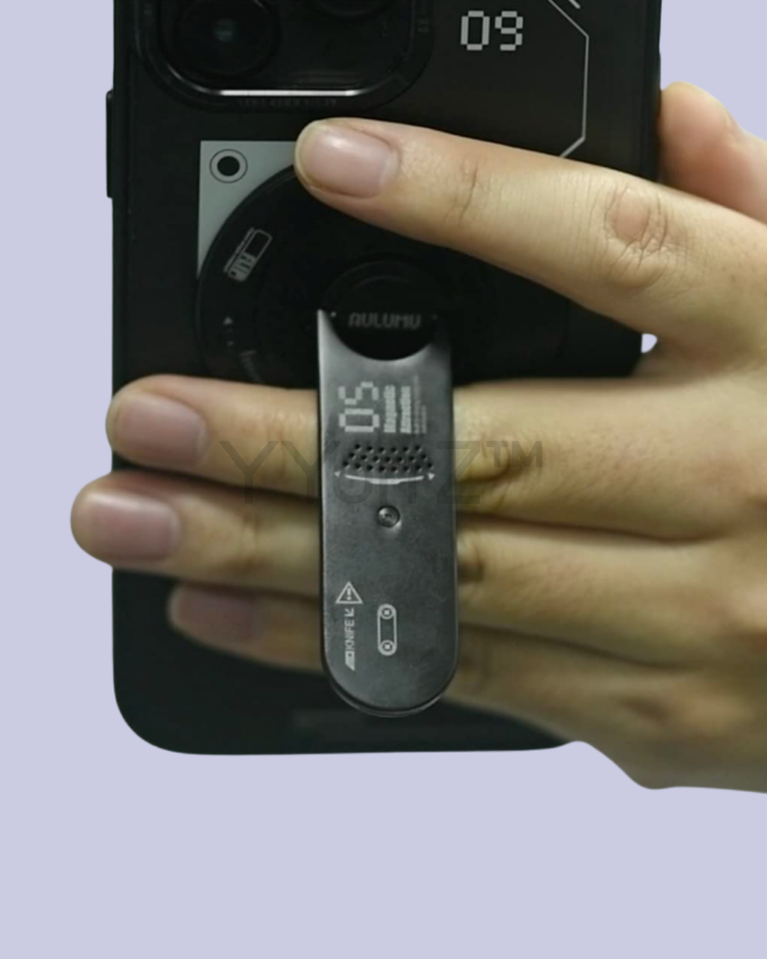 The MagSafe Magnetic Multipurpose Smartphone 360º Ring serving a holder