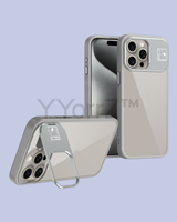The kickstand display of the silver gray Gradient Magnetic iPhone Case